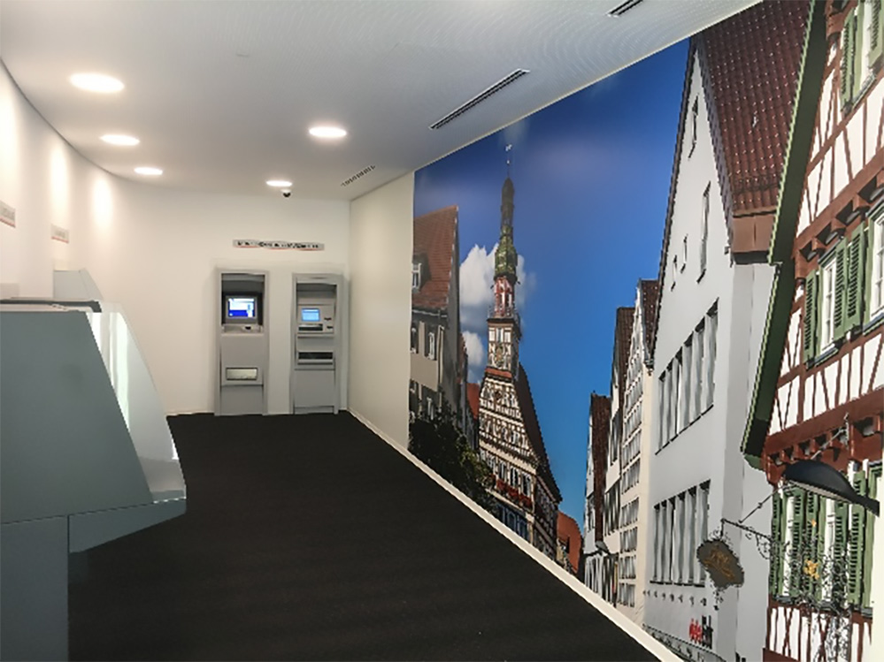 Endspurt! Die Volksbank in Kirchheim wird im November eingeweiht.