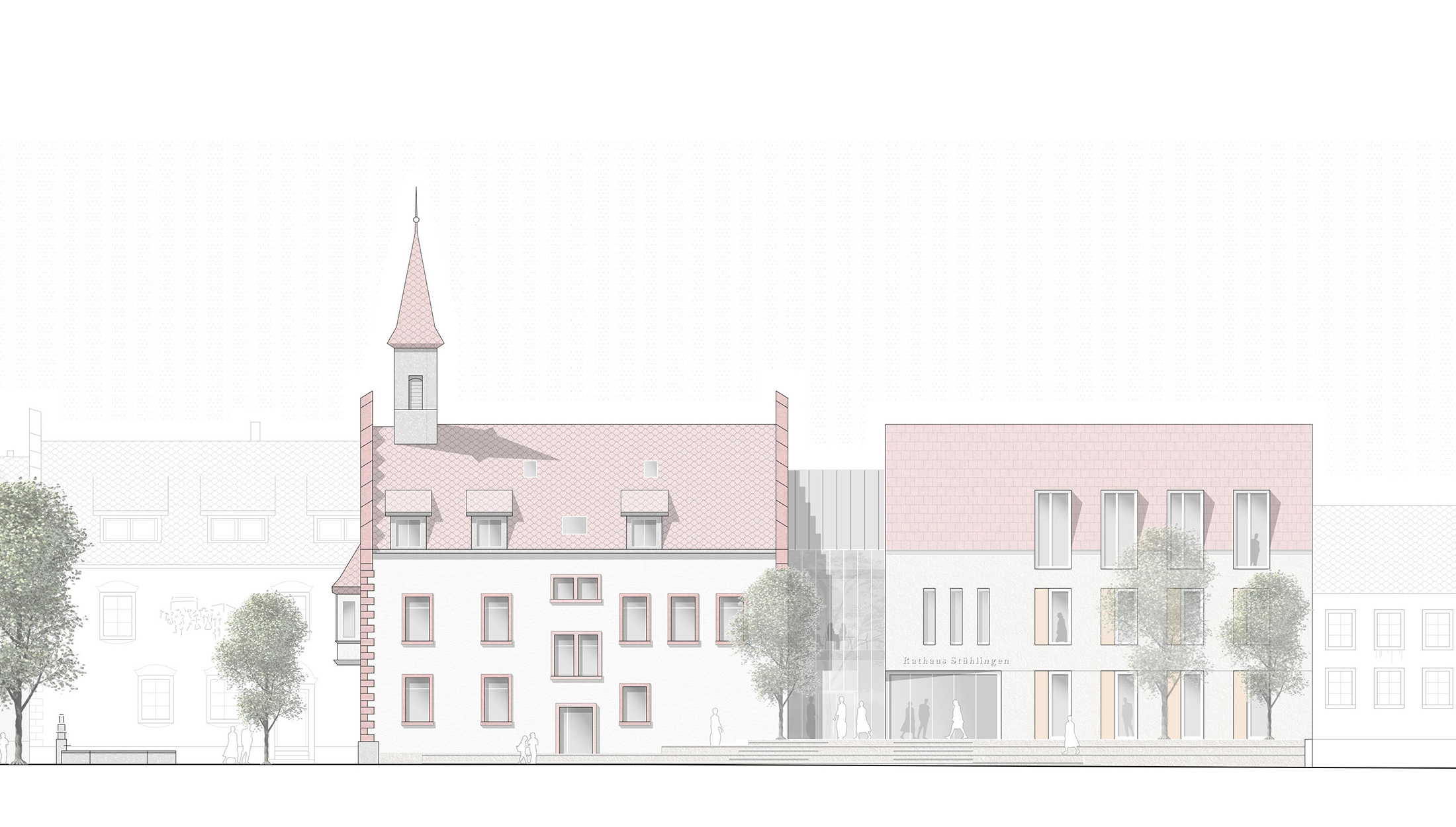 2021, Wettbewerb Erweiterung und Sanierung Rathaus Stühlingen